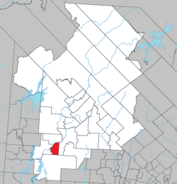 Lac-du-Cerf Quebec location diagram
